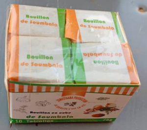 Bouillon de soumbala paquet de 16 cubes à 600f et paquet de 32 cubes à 1200f