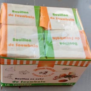 Bouillon de soumbala paquet de 16 cubes à 600f et paquet de 32 cubes à 1200f
